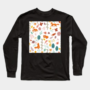 Woodland foxes Long Sleeve T-Shirt